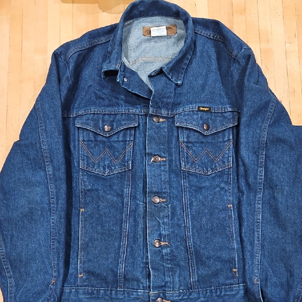 Wrangler Men's Dark Blue Denim Jacket